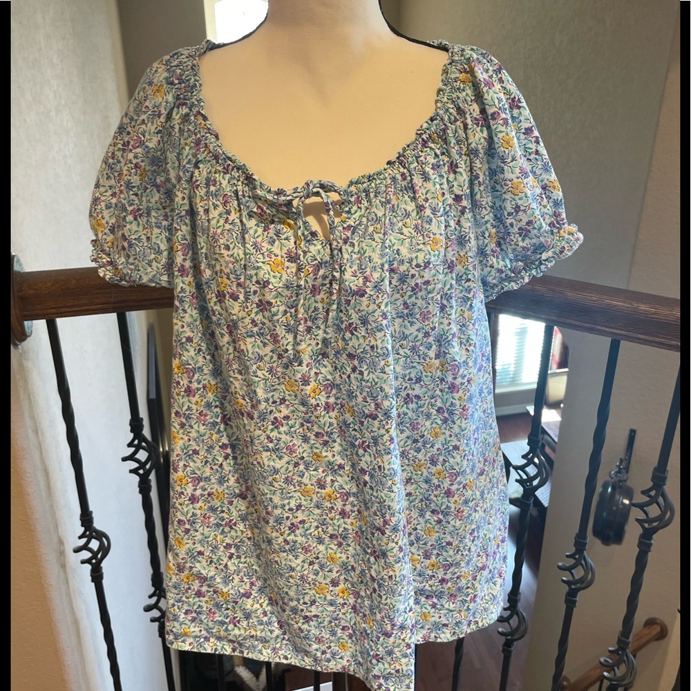St. John’s Bay Peasant Top, Size XL